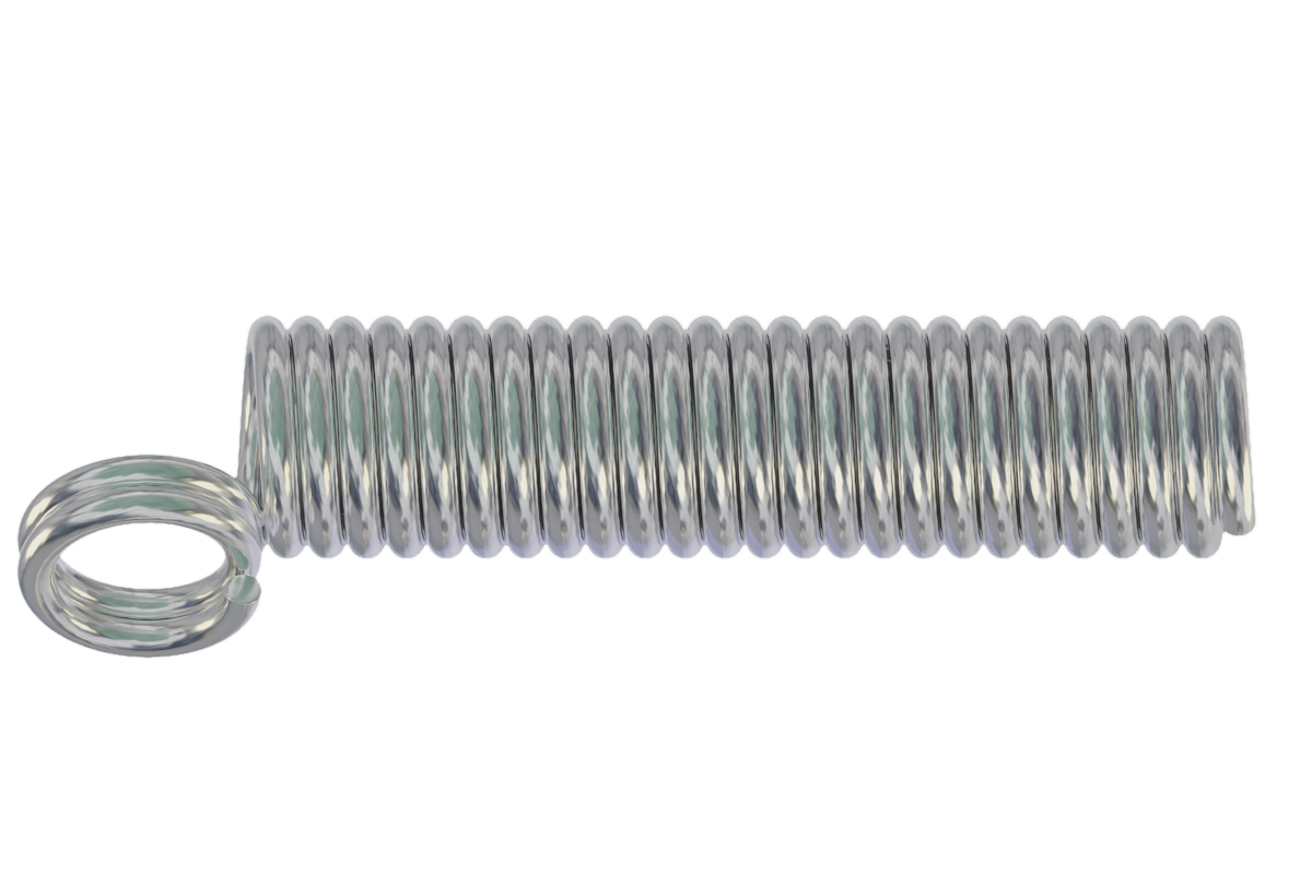 Zug-Feder 0,5mm Haken Öse 4,5x33,1mm 1kg Spiral Edel-stahl rostfrei Metall 